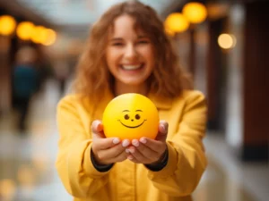 happy-woman-with-a-happy-face-baloon